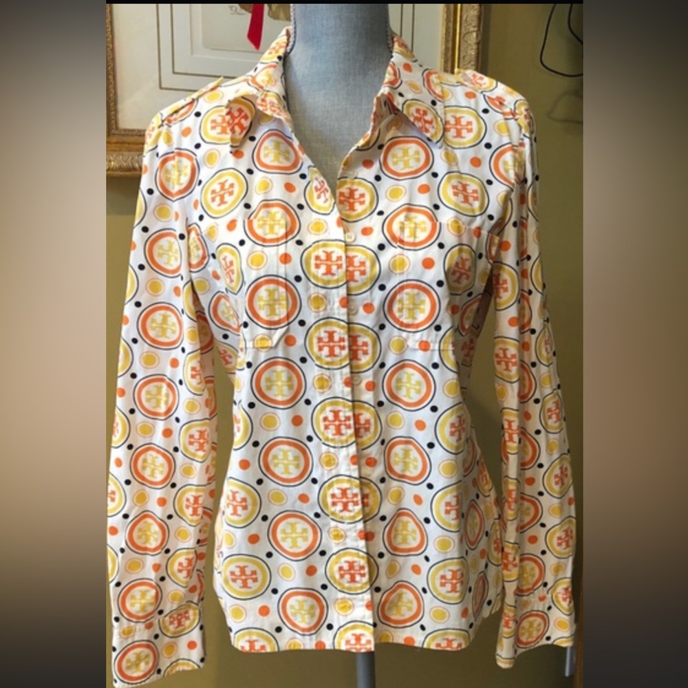 Tory Burch Multicolor Patterned Blouse - image 1